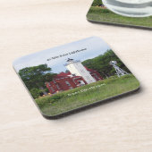 40 mijl puntenligthouse set van 6 plastic onderzet bier onderzetter (Linkerzijde)