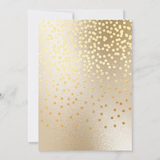 40 mijlpaal mousserende wijn smeltkroes glitter kaart (Achterkant)