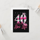 40 Mijn beste leven Kaart (Voorkant / Achterkant in situ)