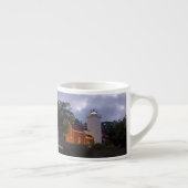 40 Mile Point Lighthouse 2 pict espresso mok (Rechts)
