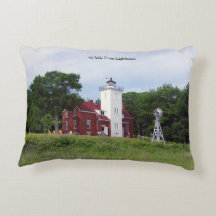 40 Mile Point Lighthouse-accuskussen