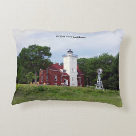 40 Mile Point Lighthouse-accuskussen Accent Kussen