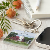 40 Mile Point Lighthouse, dubbelzijdige sleutelket Sleutelhanger (Voorkant Rechts)