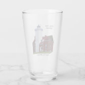 40 Mile Point Lighthouse-glas Glas (Achterkant)