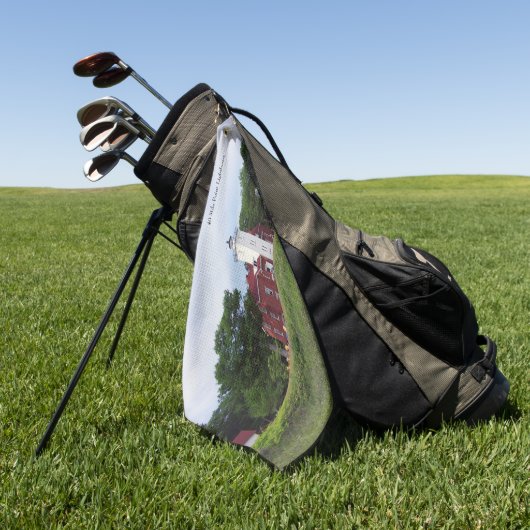 40 Mile Point Lighthouse golfhanddoek (Groen)