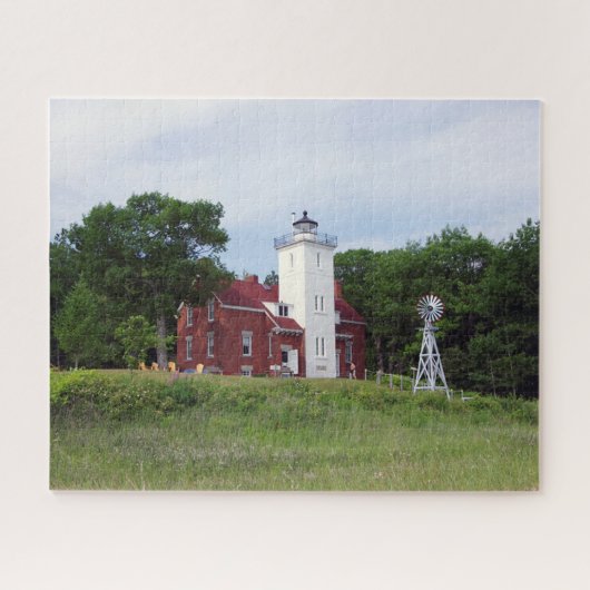 40 Mile Point Lighthouse Legpuzzel (Horizontaal)