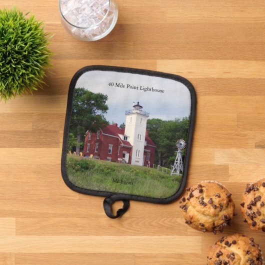 40 Mile Point Lighthouse pot houder (Top down)