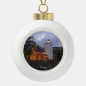 40 Mile Point Lighthouse schemk ornament (Voorkant)