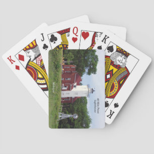 40 Mile Point Lighthouse-speelkaarten Pokerkaarten