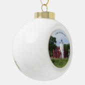 40 Mile Point Lighthouse-versiering Keramische Bal Ornament (Links)