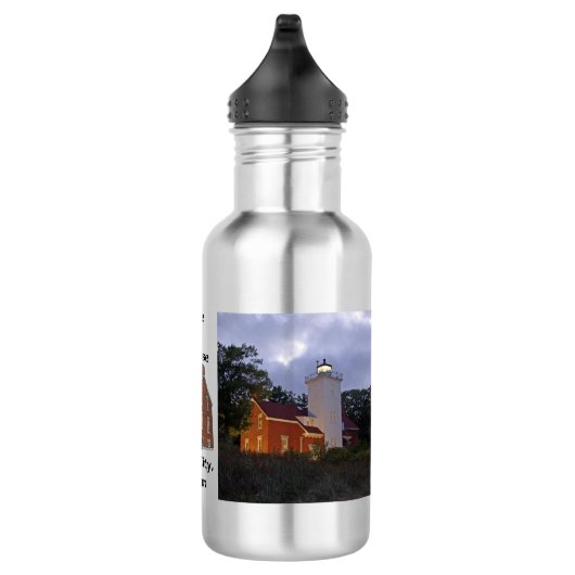 40 Mile Point Lighthouse waterfles Waterfles (Rechts)