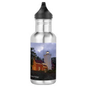 40 Mile Point Vuurtoren 2 pict. waterfles Waterfles (Rechts)