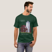 40 Mile Point vuurtoren donker shirt (Voorkant volledig)