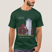 40 Mile Point vuurtoren donker shirt (Voorkant)