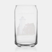 40 Mile Point Vuurtoren kan glas (Achterkant)