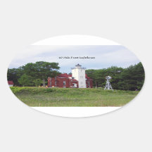 40 Mile Point Vuurtoren sticker