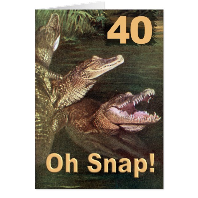 40, Oh Snap (Voorkant)