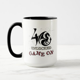 40 Ontgrendeld~Game On Mok