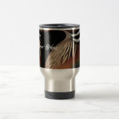 40 oz Beker met handvat, Roestvrij staalkop Reisbeker (Center)