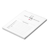 40 Pagina's uit scheuren voor het schoenenspel voo Notitieblok (Linkerzijde)