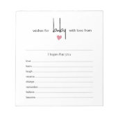 40 Pagina's uit scheuren voor het schoenenspel voo Notitieblok (Voorkant)