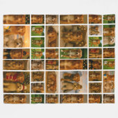 40 Photo Collage Template Personalized Custom Made Fleece Deken (Voorkant (Horizontaal))