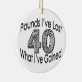 40-ponden verloren versiering keramisch ornament (Rechts)