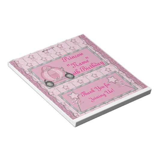 40 Prinses Birthday Snoep Bar Wrapper Party Favor Notitieblok (Schuin)