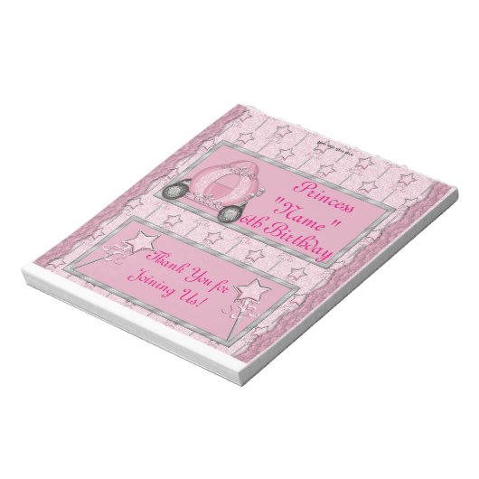 40 Prinses Birthday Snoep Bar Wrapper Party Favor Notitieblok (Linkerzijde)