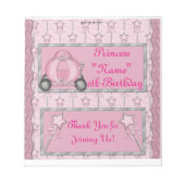 40 Prinses Birthday Snoep Bar Wrapper Party Favor Notitieblok (Voorkant)