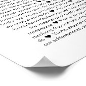 40 redenen waarom ik van je hou 40e verjaardag col poster (Hoek)