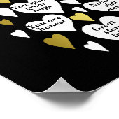 40 redenen waarom we van je houden 40e verjaardag  poster (Hoek)