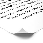 40 redenen waarom we van je houden Fotocollage Kee Perfect Poster (Hoek)