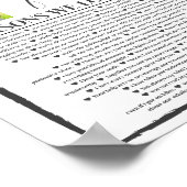 40 redenen waarom we van je houden Gift Art Poster (Hoek)