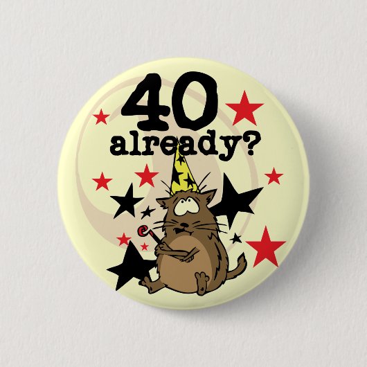 40 Reeds 's ochtends Ronde Button 5,7 Cm (Voorkant)