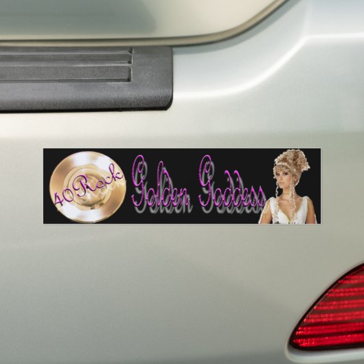 40 Rock Goddess Bumpersticker (Op auto)