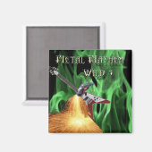 40 Rock Metal Mayhem Show Magnet (Voorkant / Achterkant)