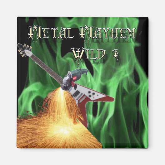 40 Rock Metal Mayhem Show Magnet (Voorkant)