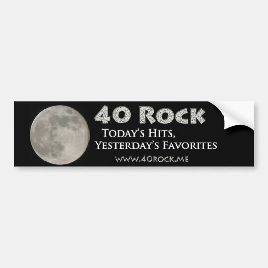 40 Rock Radio Bumpersticker (Voorkant)
