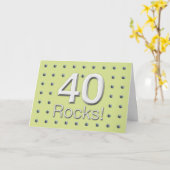 40 Rocks Kaart (Gele Bloem)