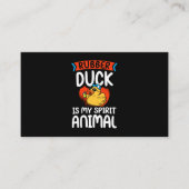 40.Rubber duck for a Duck Lovers Visitekaartje (Voorkant)