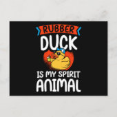 40.Rubbereend voor eenden Aankondigingskaart (Voorkant)