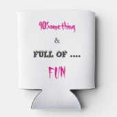 40 Something & Full of Fun Koelbox Blikjeskoeler (Achterkant)