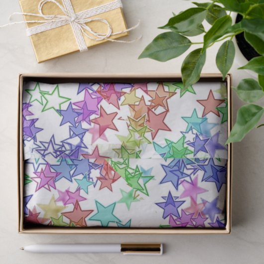40 Something Starburst Weefselpapier Tissuepapier (Geschenk)
