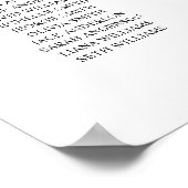 40 Tafels groot Vind uw zitplaatskaart Poster (Hoek)