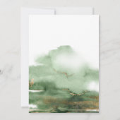 40 Tropische Waterverf Greenery 40th Birthday Kaart (Achterkant)