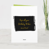 40 voeg vandaag foto toe voor hem groene gele verj kaart (Achterkant)