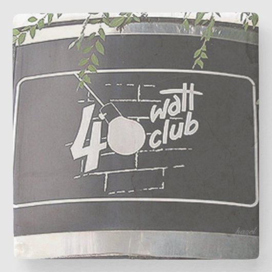 40 Watt Athene, Athene Georgia, 40 watt Stenen Onderzetter (Voorkant)