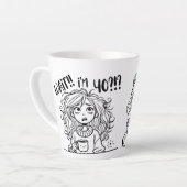 40 worden? Wie, ik? Linkshandige mok (Linkerhoek)