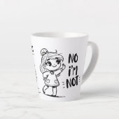 40 worden? Wie, ik? Linkshandige mok (Rechterhoek)